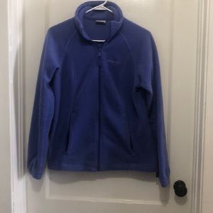 Columbia purple fleece, medium